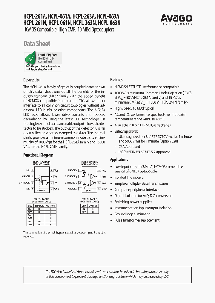 HCPL-061A_4301985.PDF Datasheet