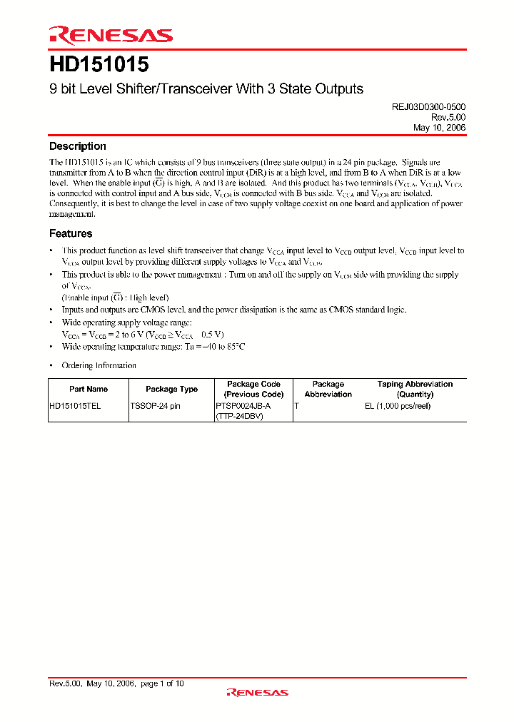 HD151015_4245904.PDF Datasheet