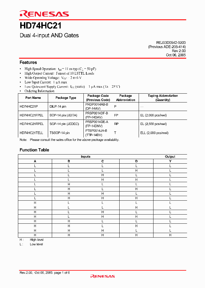 HD74HC21FPEL_4297851.PDF Datasheet