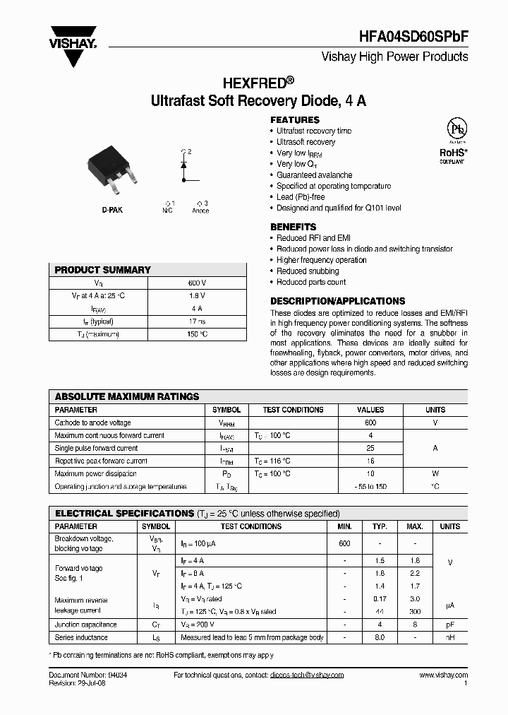HFAA04SD60TR_4649153.PDF Datasheet