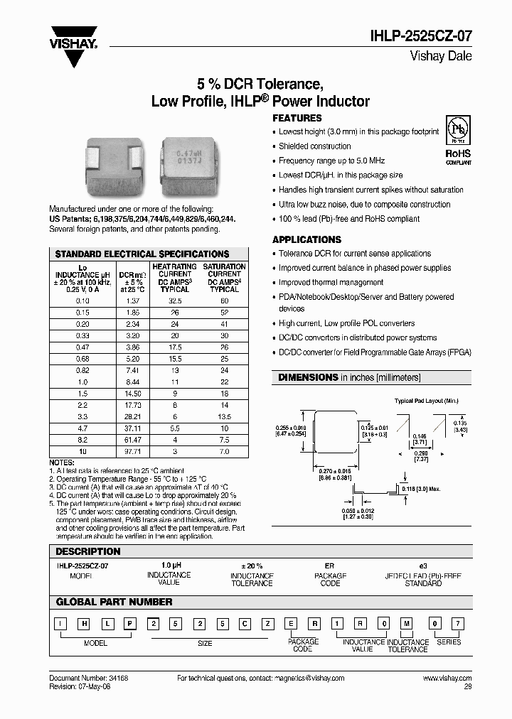 IHLP-2525CZ-07_4270776.PDF Datasheet