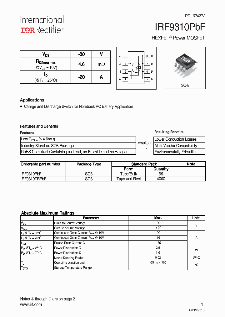 IRF9310PBF_4896391.PDF Datasheet