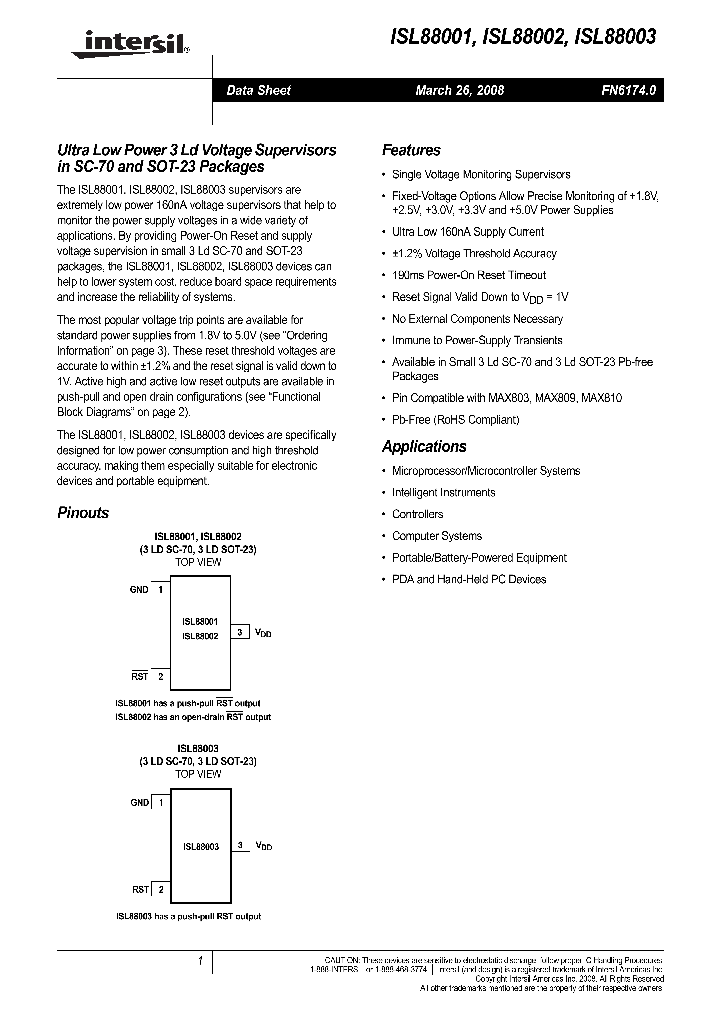 ISL88001IE31Z-T_4864637.PDF Datasheet