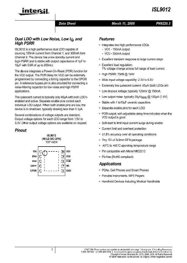 ISL9012IRFDZ_4851505.PDF Datasheet