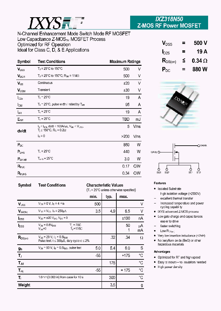 IXZ318N50_4558887.PDF Datasheet