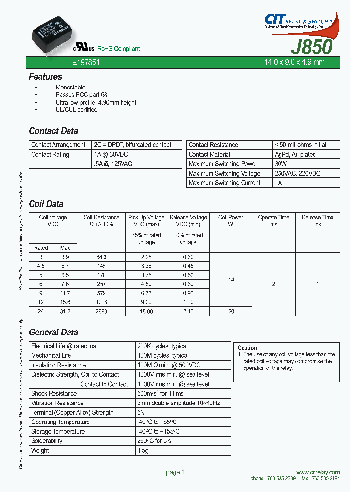 J8502CS3VDC_4876068.PDF Datasheet