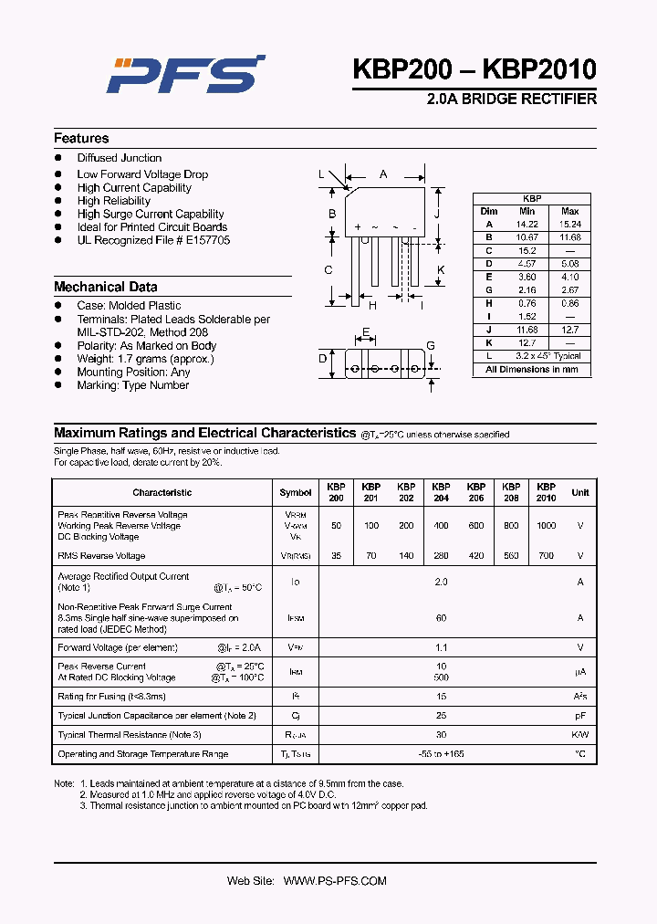 KBL200_4851186.PDF Datasheet