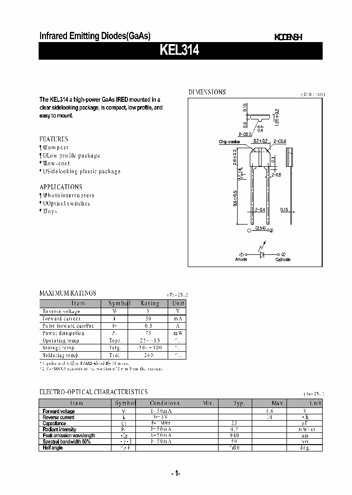 KEL314_4535347.PDF Datasheet