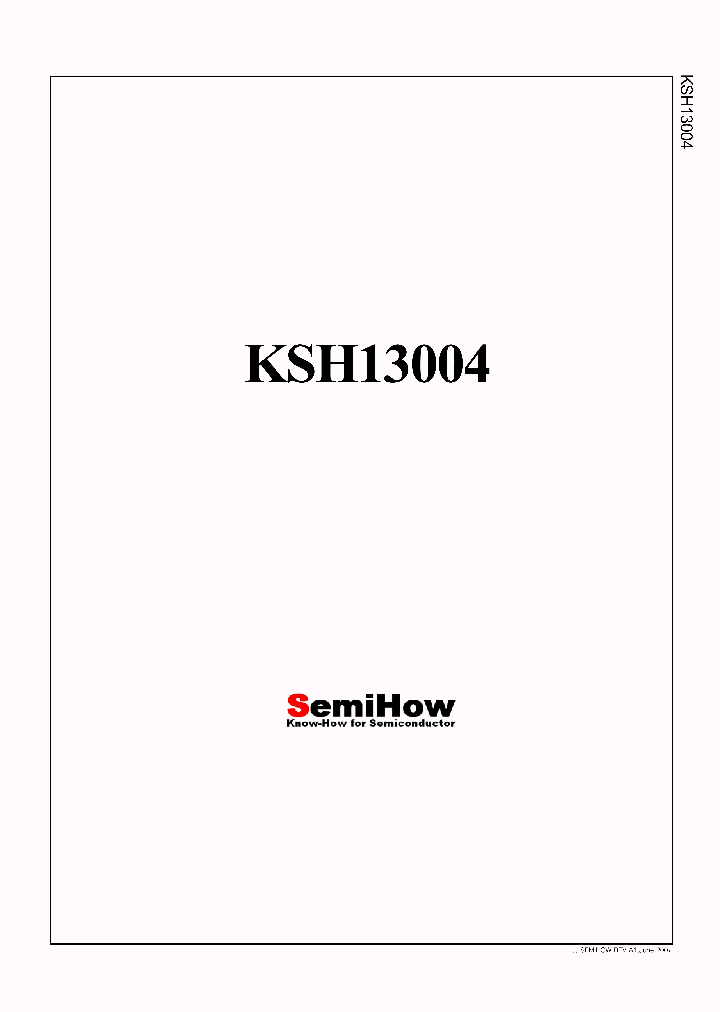 KSH13004_4635482.PDF Datasheet