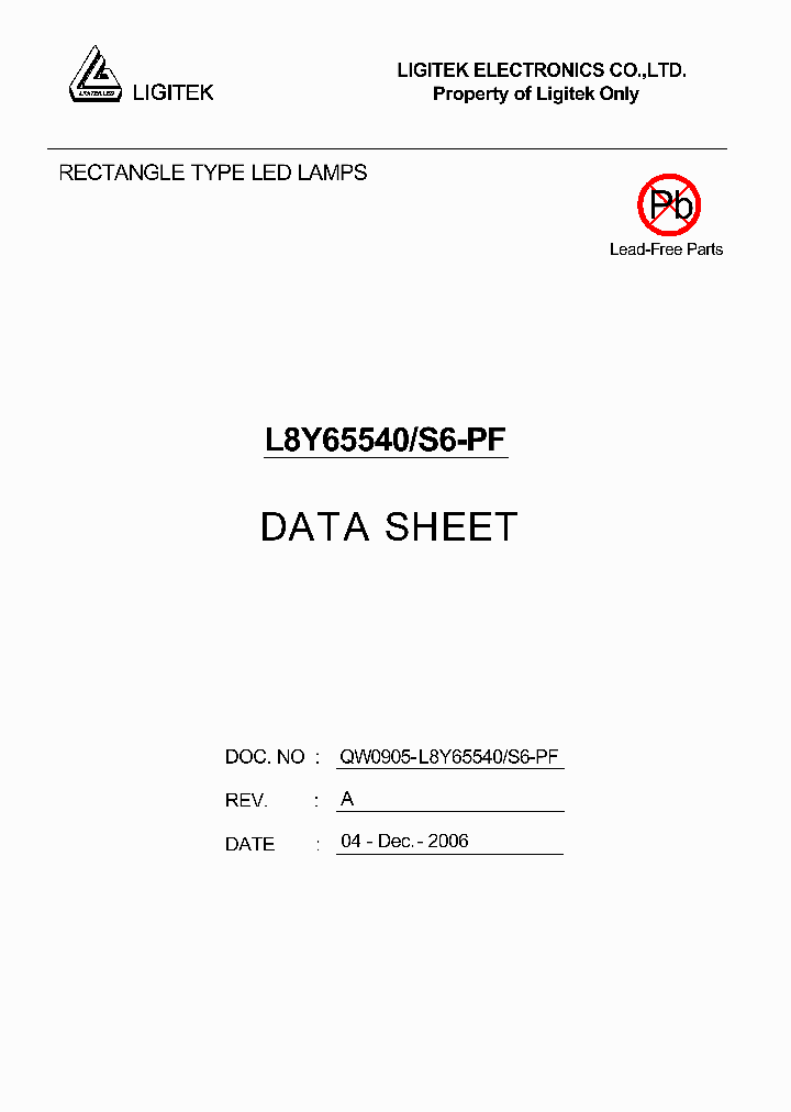 L8Y65540-S6-PF_4921002.PDF Datasheet
