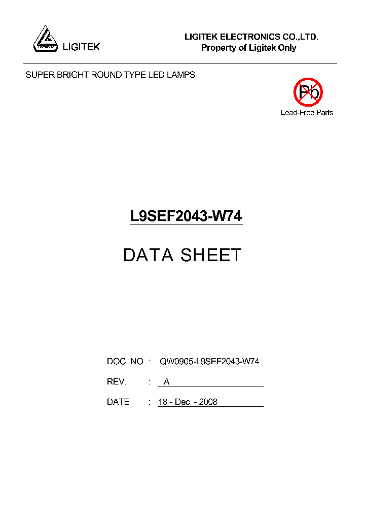 L9SEF2043-W74_4879139.PDF Datasheet