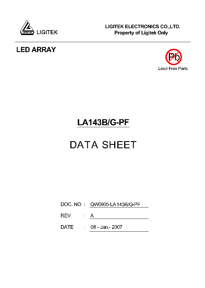 LA143B-G-PF_4909410.PDF Datasheet