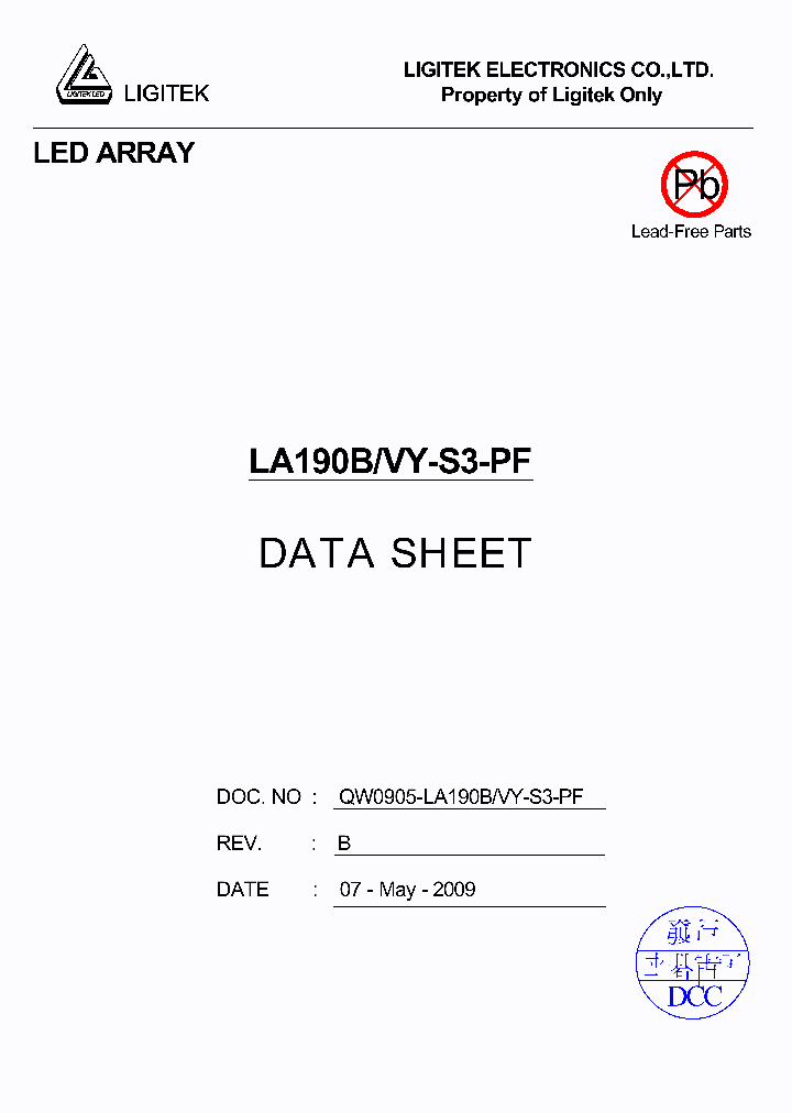 LA190B-VY-S3-PF_4789494.PDF Datasheet