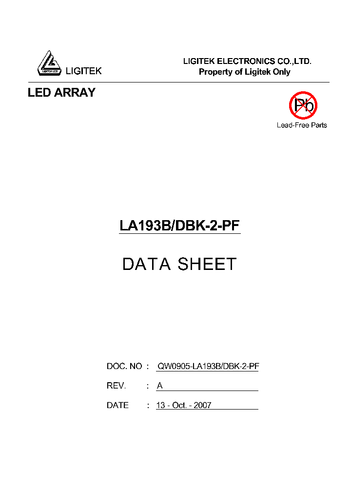 LA193B-DBK-2-PF_4538614.PDF Datasheet