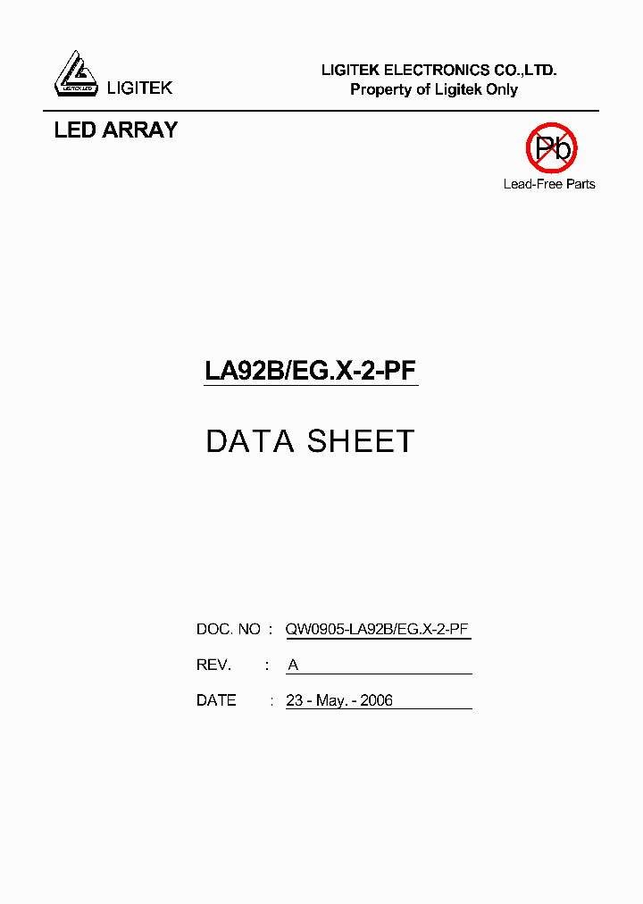 LA92B-EGX-2-PF_4617861.PDF Datasheet