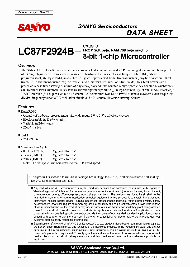 LC87F2924B_4252040.PDF Datasheet