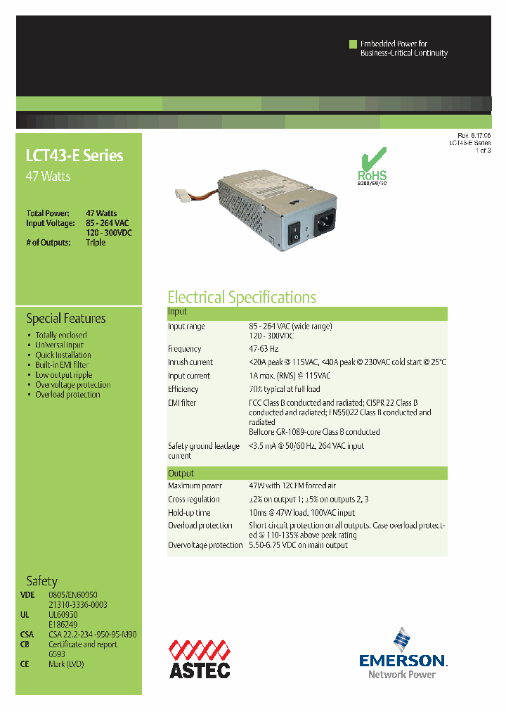 LCT43-E_4503510.PDF Datasheet
