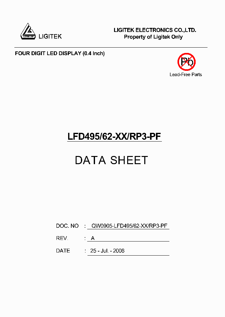 LFD495-62-XX-RP3-PF_4581718.PDF Datasheet