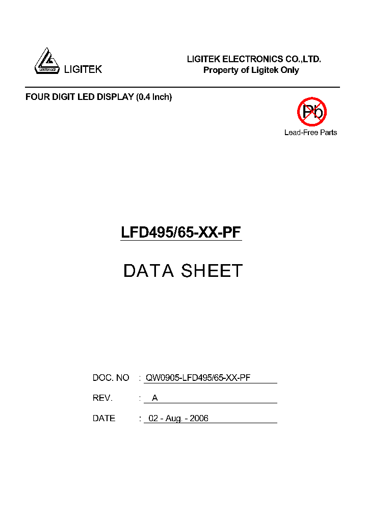LFD495-65-XX-PF_4647094.PDF Datasheet