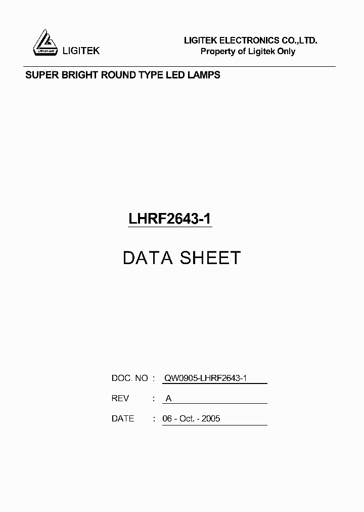LHRF2643-1_4766540.PDF Datasheet