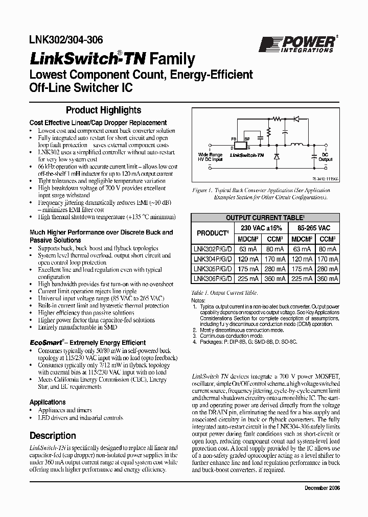 LNK302_4395435.PDF Datasheet