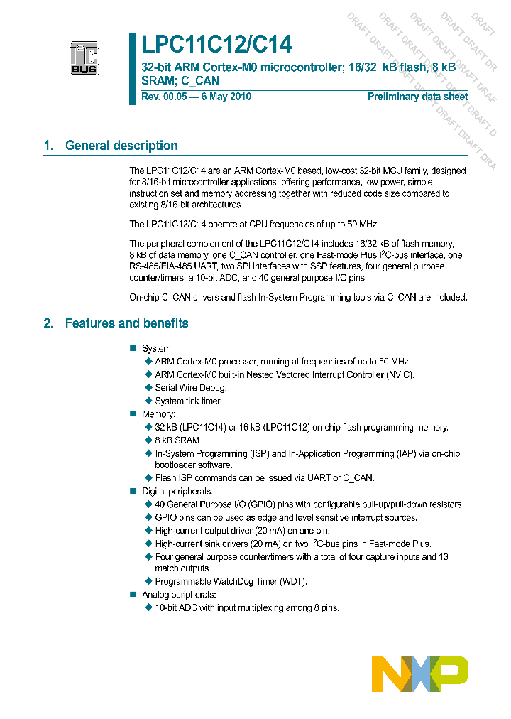 LPC11C12_4666729.PDF Datasheet