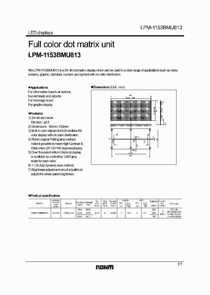 LPM-1153BMU813_4597881.PDF Datasheet