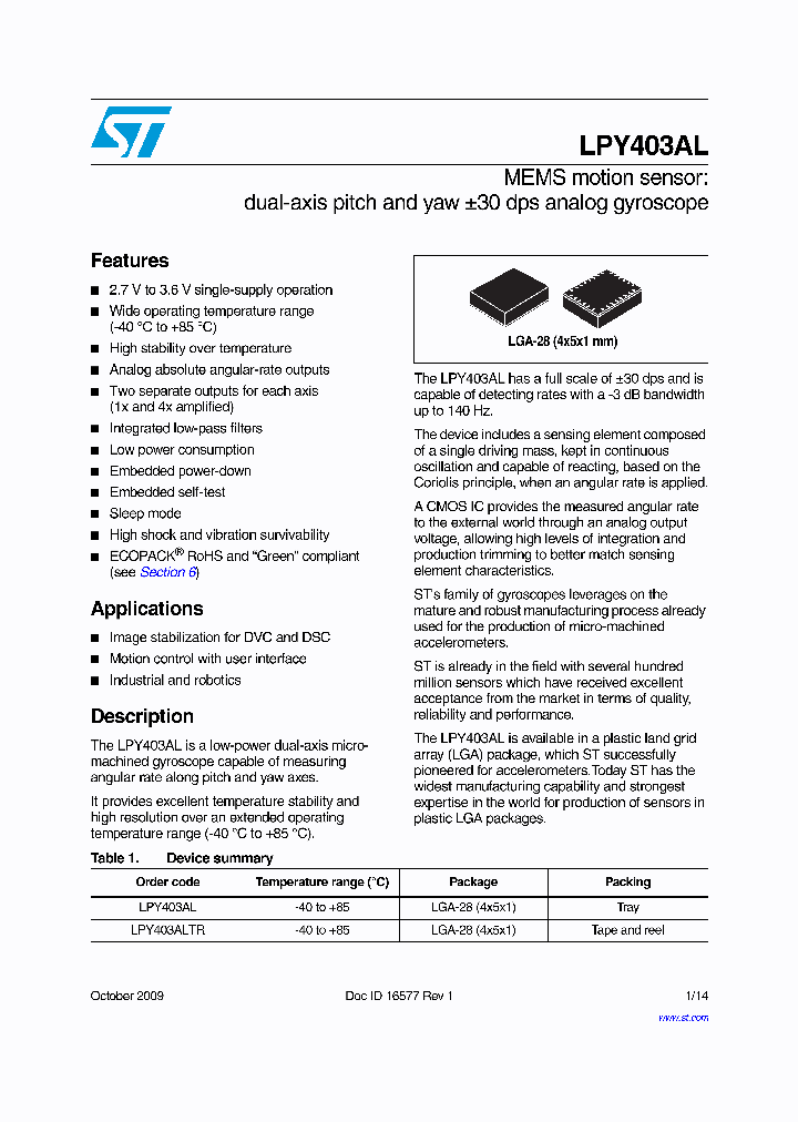 LPY403AL_4729902.PDF Datasheet