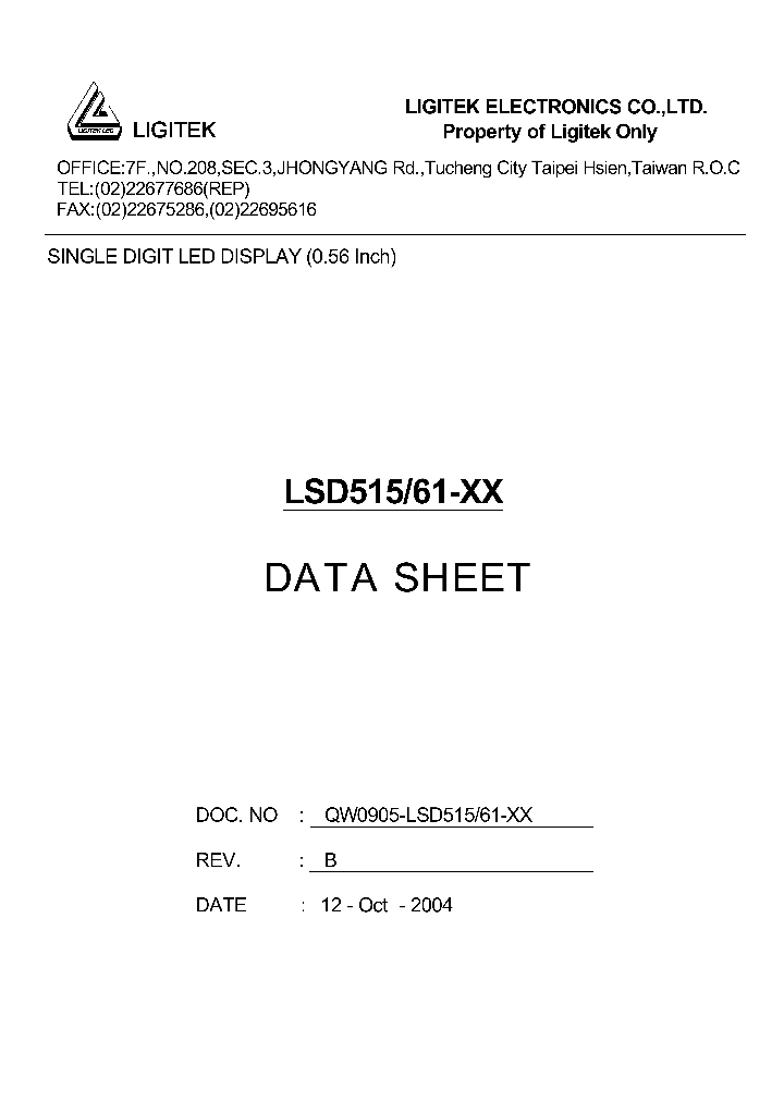 LSD515-61-XX_4572595.PDF Datasheet
