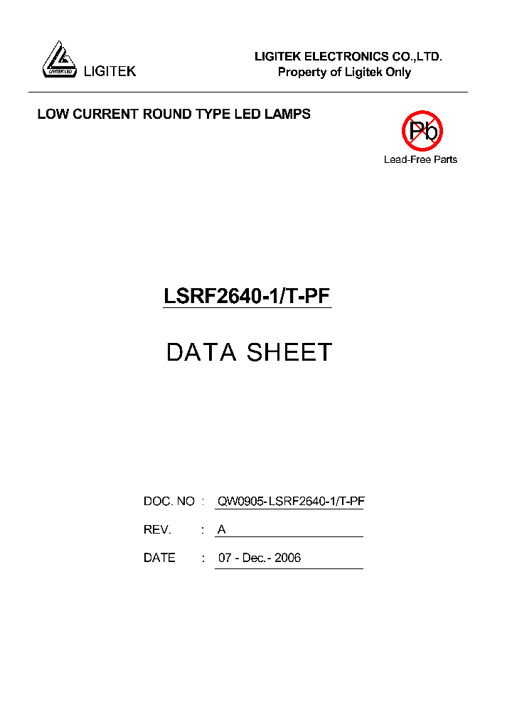 LSRF2640-1-T-PF_4539971.PDF Datasheet
