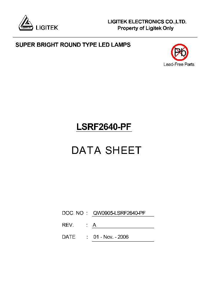 LSRF2640-PF_4539973.PDF Datasheet