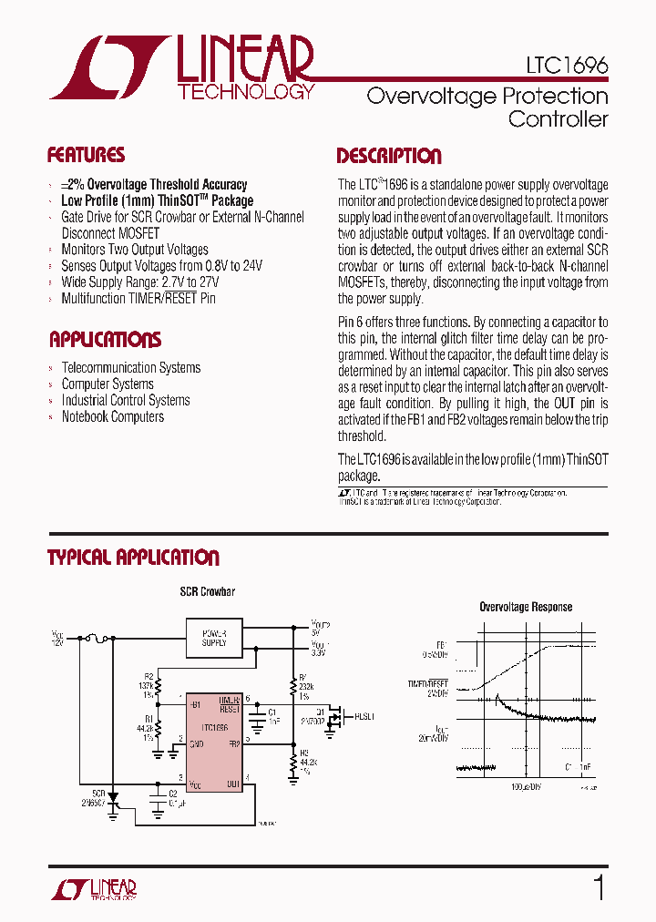 LTC1696ES6_4299475.PDF Datasheet