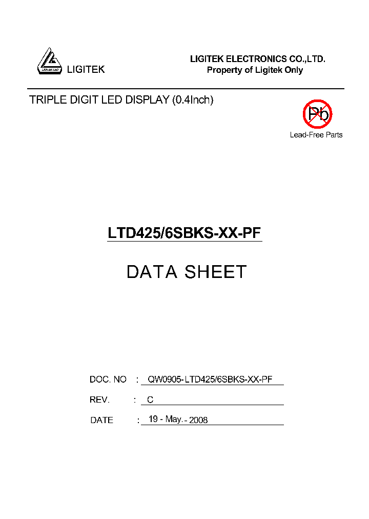 LTD425-6SBKS-XX-PF_4701522.PDF Datasheet