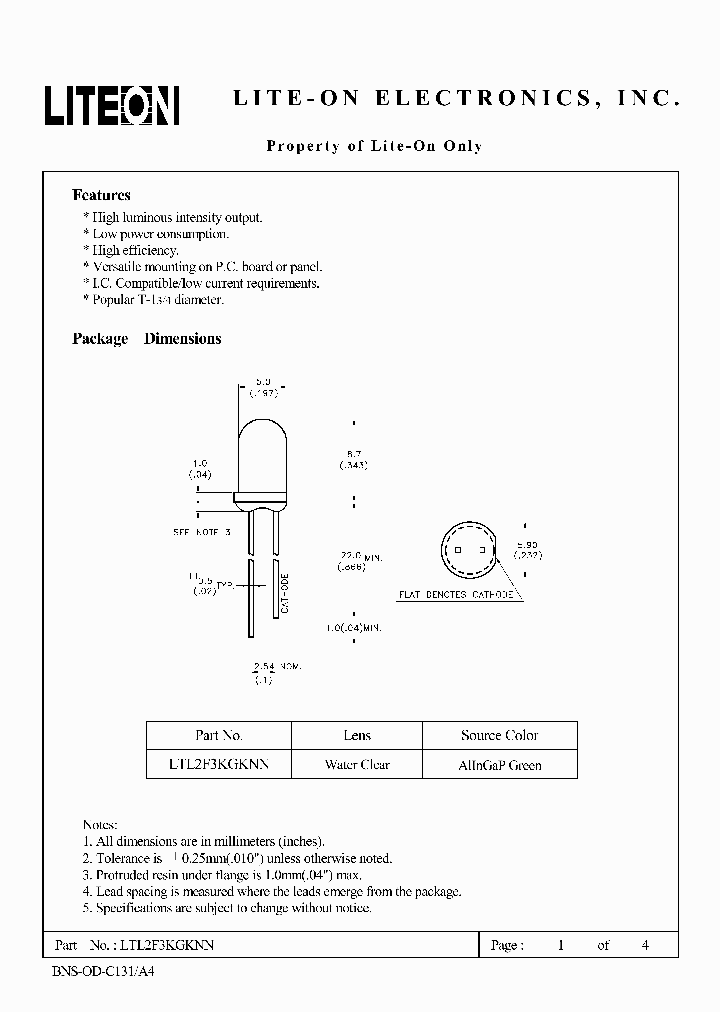 LTL2F3KGKNN_4564528.PDF Datasheet