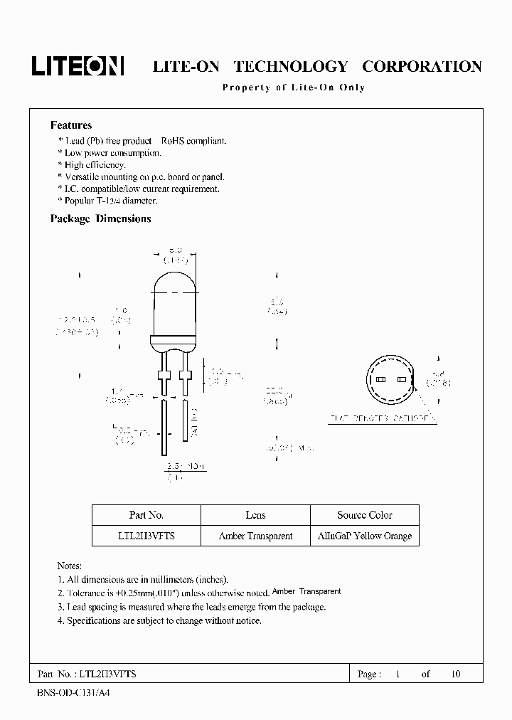 LTL2H3VFTS_4809967.PDF Datasheet