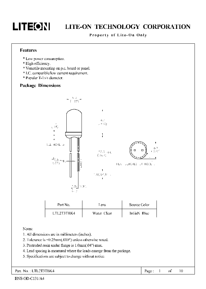 LTL2T3TBK4_4738406.PDF Datasheet