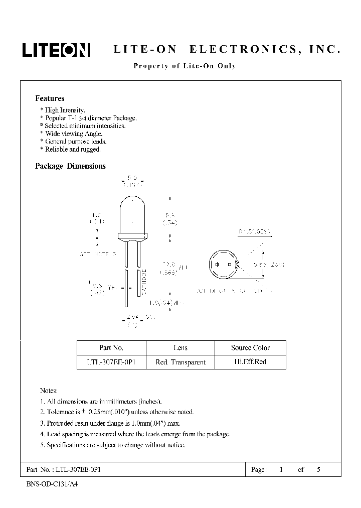 LTL-307EE-0P1_4858884.PDF Datasheet