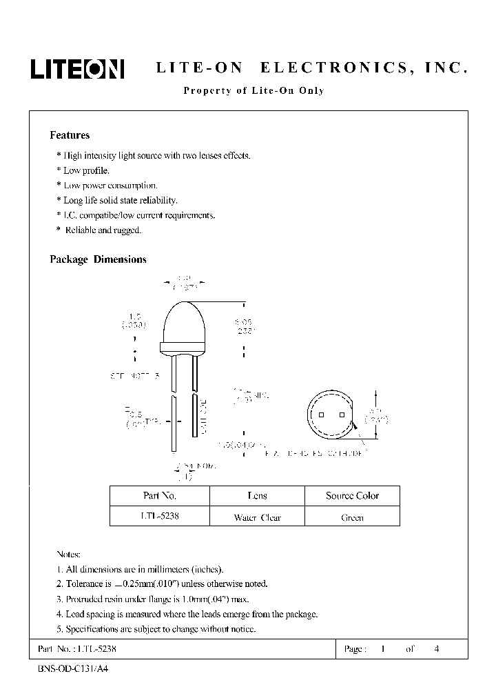 LTL-5238_4871292.PDF Datasheet