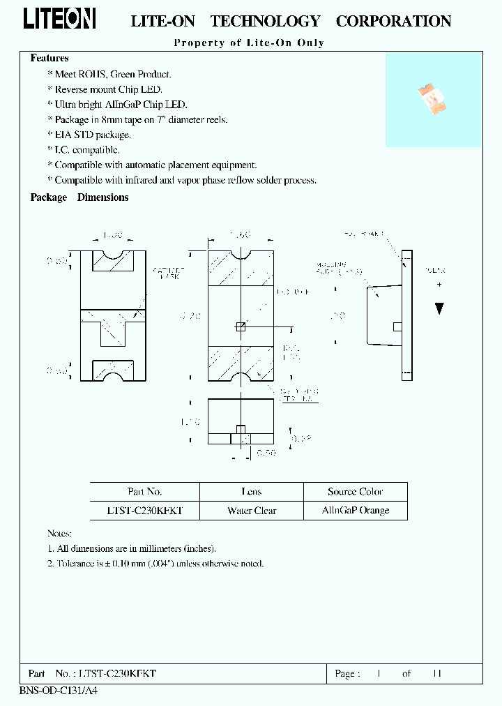 LTST-C230KFKT_4799225.PDF Datasheet