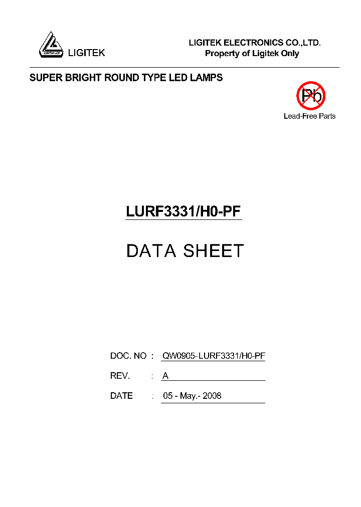 LURF3331-H0-PF_4631402.PDF Datasheet