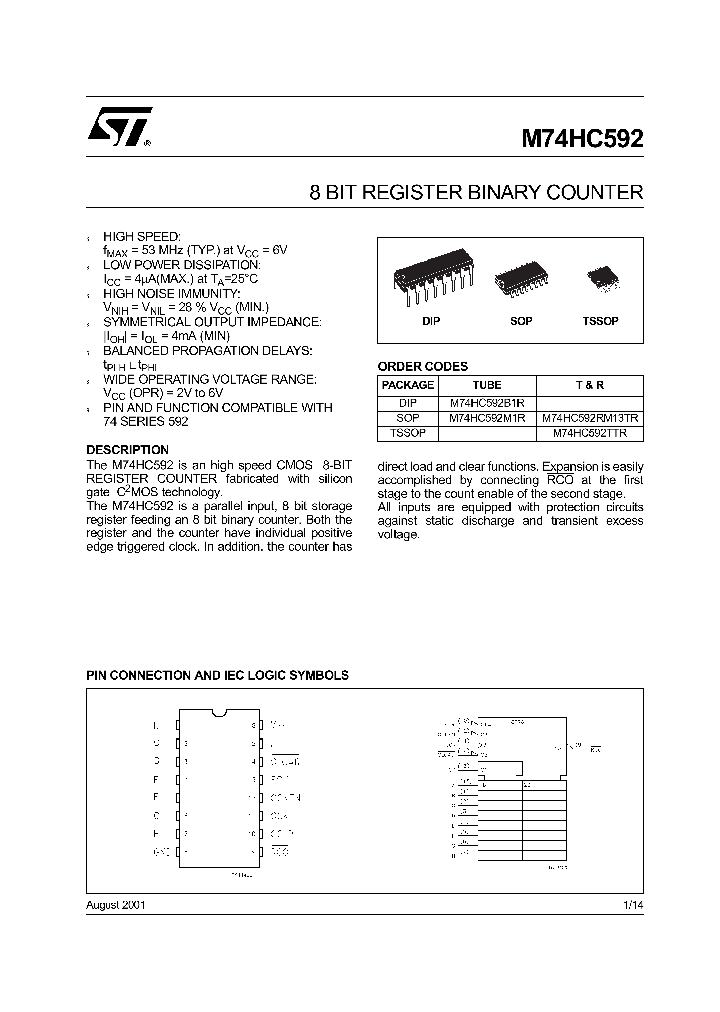 M74HC592B1R_4448840.PDF Datasheet