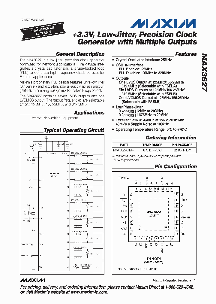 MAX3627CTJ_4465573.PDF Datasheet