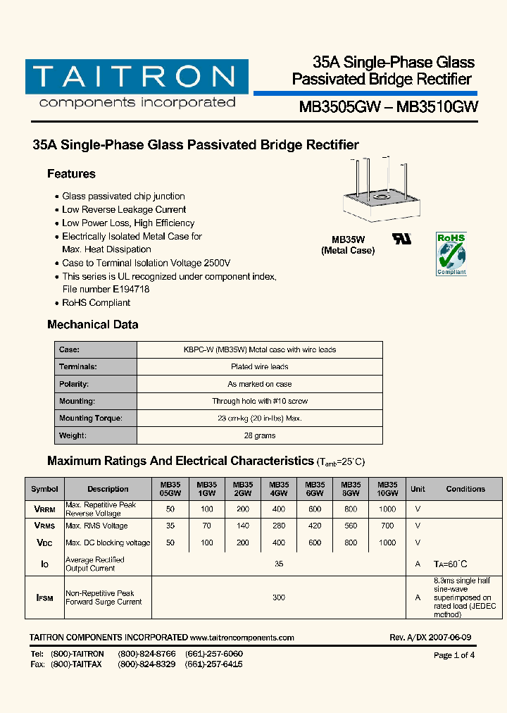 MB358GW_4900353.PDF Datasheet