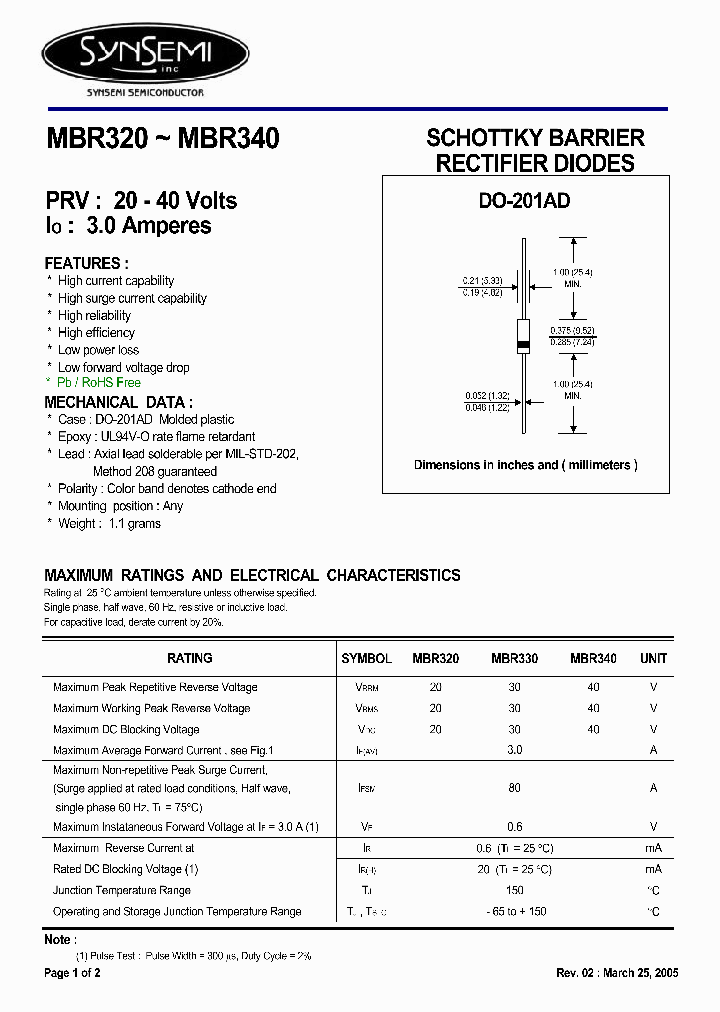 MBR320_4654465.PDF Datasheet