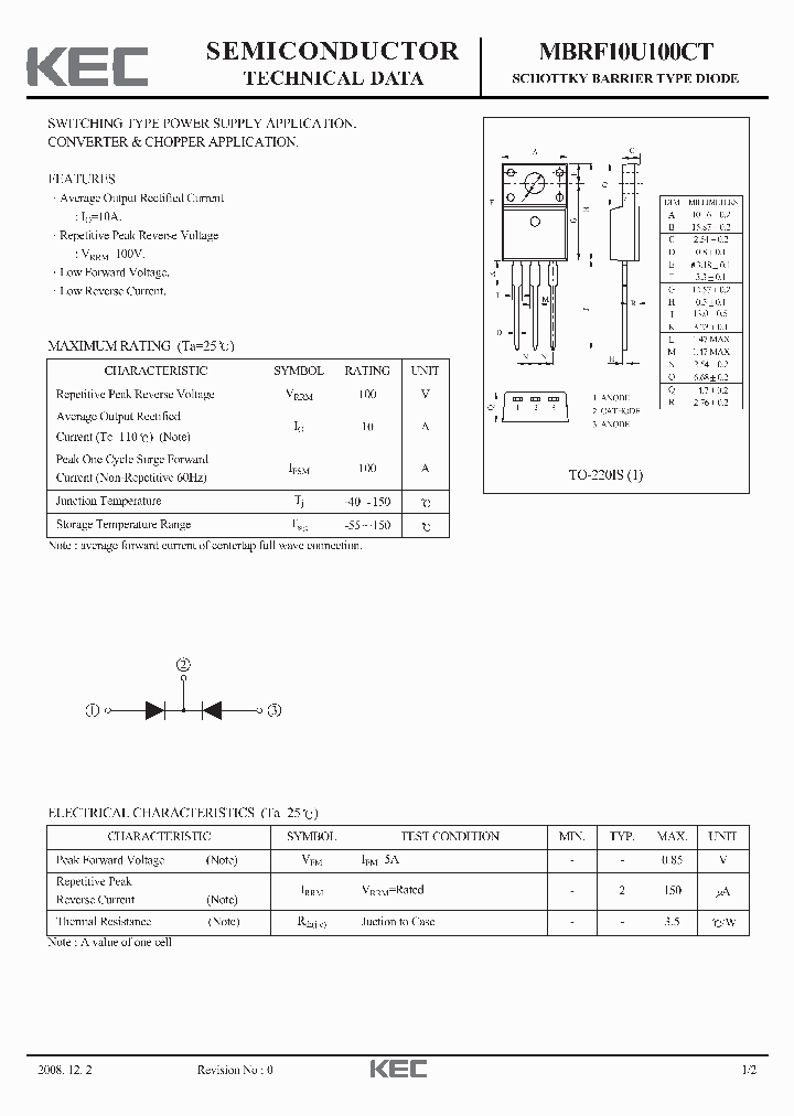 MBRF10U100CT_4774545.PDF Datasheet