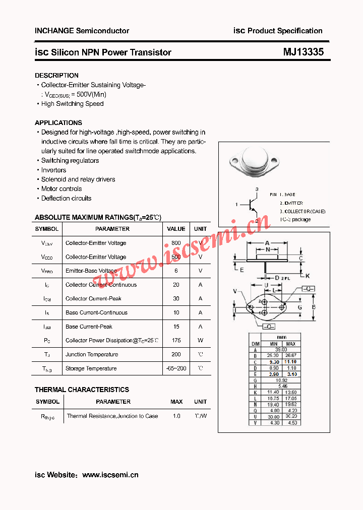 MJ13335_4543616.PDF Datasheet