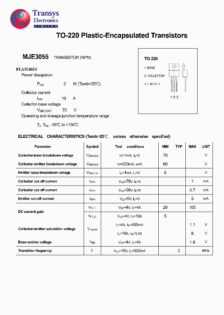 MJE3055_4329648.PDF Datasheet