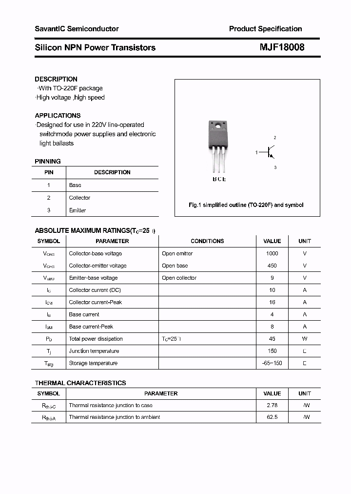 MJF18008_4386863.PDF Datasheet