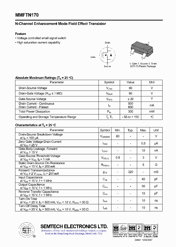 MMFTN170_4508293.PDF Datasheet