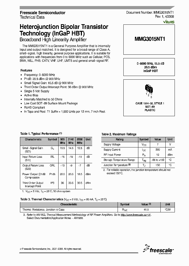 MMG3015NT1_4327228.PDF Datasheet